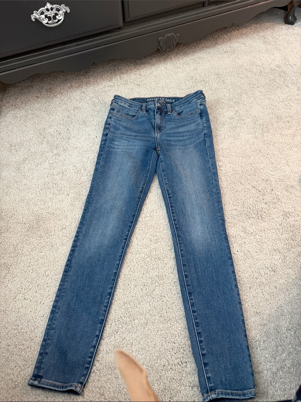 American Eagle Outfitters Dark Blue Skinny Jeans